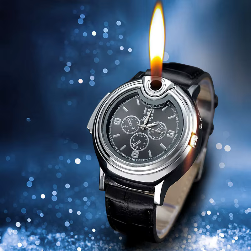 Мужские часы‑зажигалка